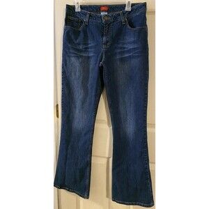 VTG 90s Y2k Mossimo Stretch Denim Boot Cut Flare Jeans 31x31 Women’s Distressed